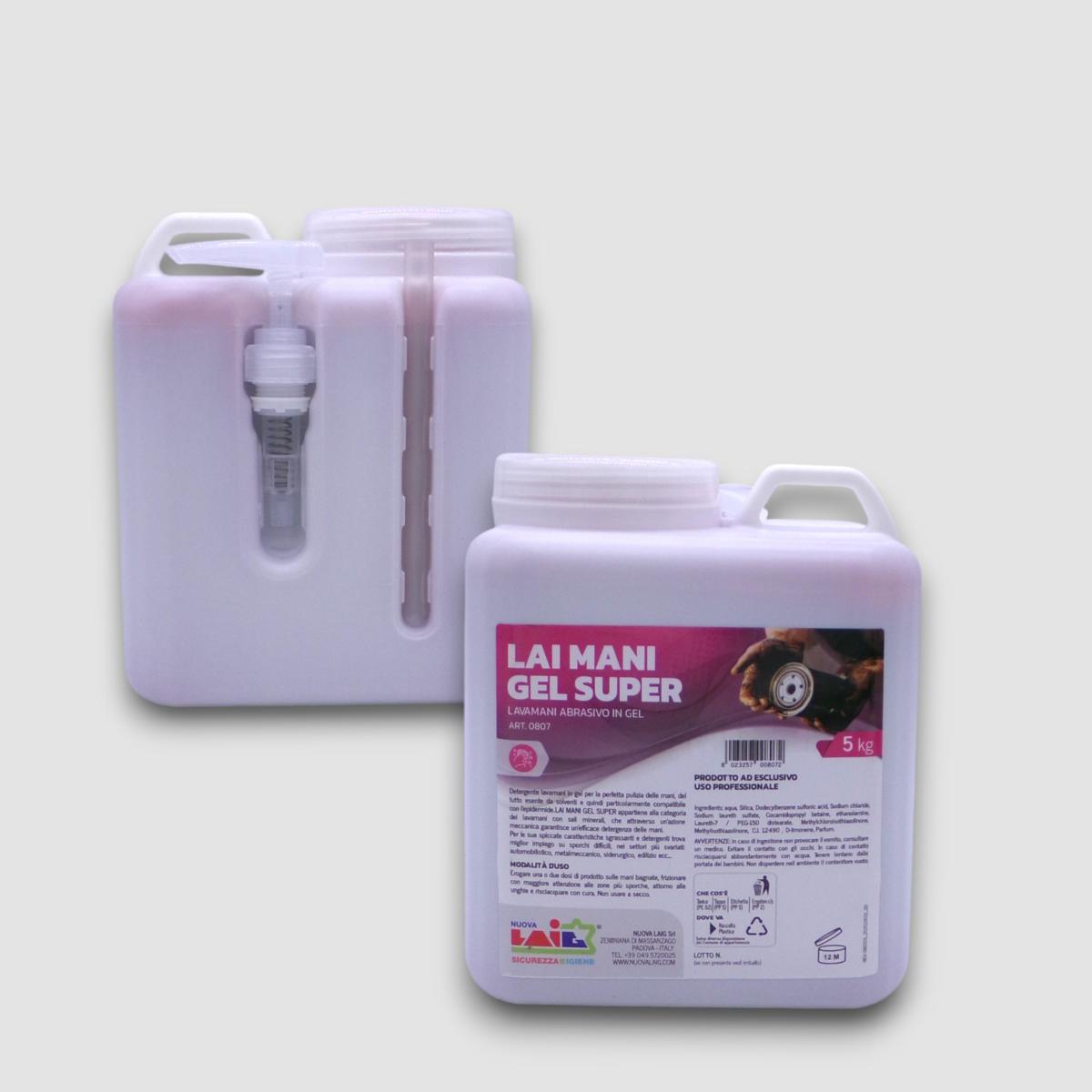 LAI MANI GEL SUPER Kg.5 C/POMPETTA