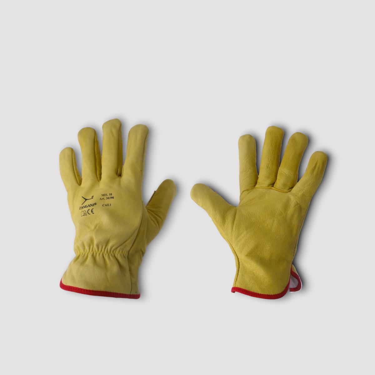 GUANTO FIORE BOVINO THERMO GIALLO ART.2800